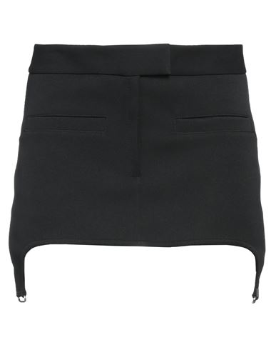Courrèges Courreges Woman Mini Skirt Black Size 6 Polyester, Acetate
