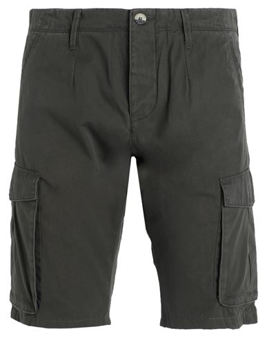 Blauer Man Shorts & Bermuda Shorts Military Green Size 32 Cotton