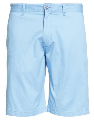 Fynch-hatton® Fynch-hatton Man Shorts & Bermuda Shorts Light Blue Size 32 Cotton, Elastane