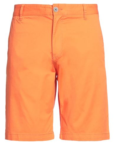 Fynch-hatton® Fynch-hatton Man Shorts & Bermuda Shorts Orange Size 33 Cotton, Elastane