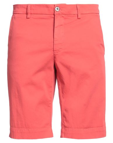Mason's Man Shorts & Bermuda Shorts Coral Size 32 Cotton, Elastane In Red
