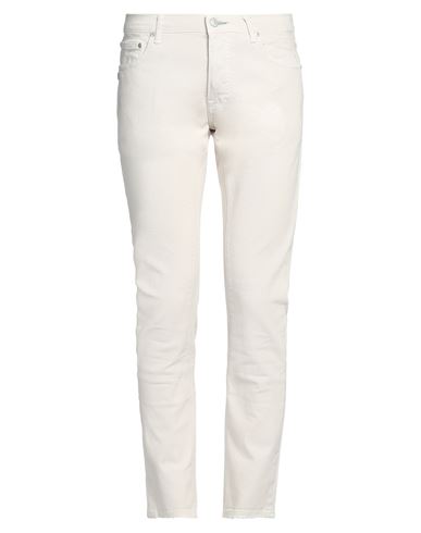 Grey Daniele Alessandrini Man Pants Cream Size 30 Cotton, Elastane In White
