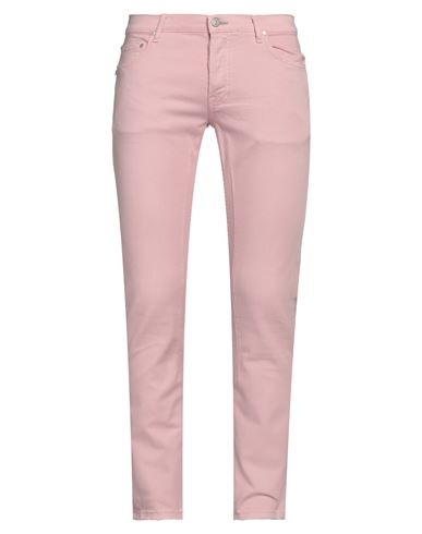 Shop Grey Daniele Alessandrini Man Pants Pink Size 32 Cotton, Elastane
