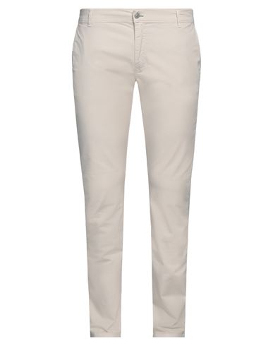 Shop Grey Daniele Alessandrini Man Pants Cream Size 30 Cotton, Elastane In White