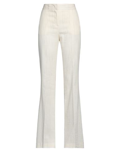 Pantalones Mujer Marfil 40 Mujer