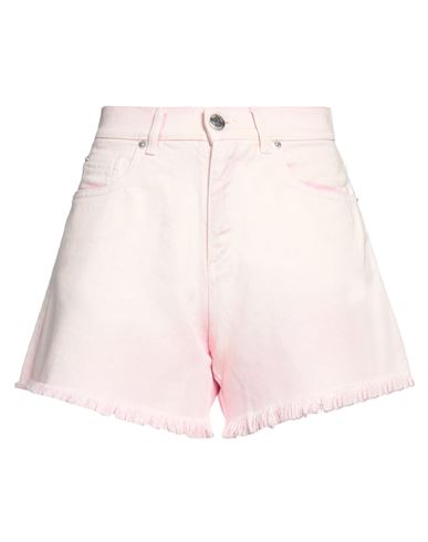 Twinset Woman Denim Shorts Light Pink Size 30 Cotton