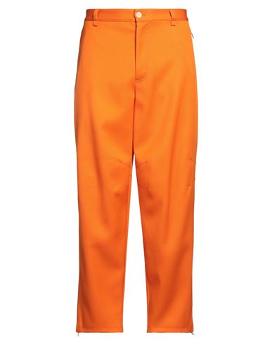 Lanvin Man Pants Orange Size 36 Cotton, Wool