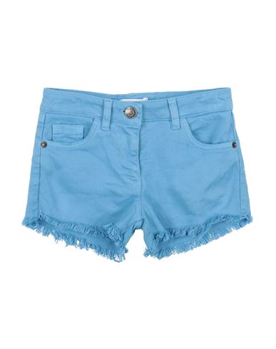 Shop Gaudì Toddler Girl Denim Shorts Azure Size 5 Cotton In Blue