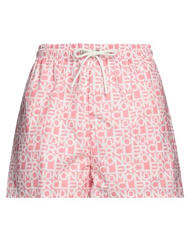 Shop Moncler Woman Shorts & Bermuda Shorts Pink Size 8 Polyester