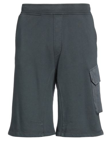 Ten C Man Shorts & Bermuda Shorts Steel Grey Size Xl Cotton, Polyester, Polyamide