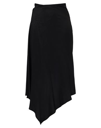Ann Demeulemeester Woman Midi Skirt Black Size 10 Viscose, Cupro
