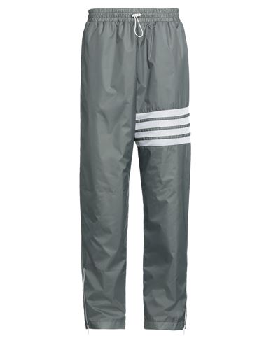 Thom Browne Man Pants Grey Size 2 Nylon, Polyester