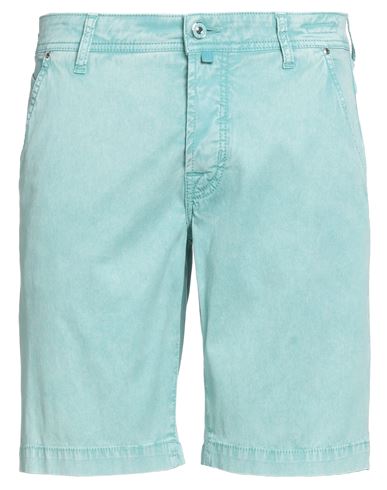 Jacob Cohёn Man Shorts & Bermuda Shorts Turquoise Size 35 Cotton, Lyocell, Elastane In Blue