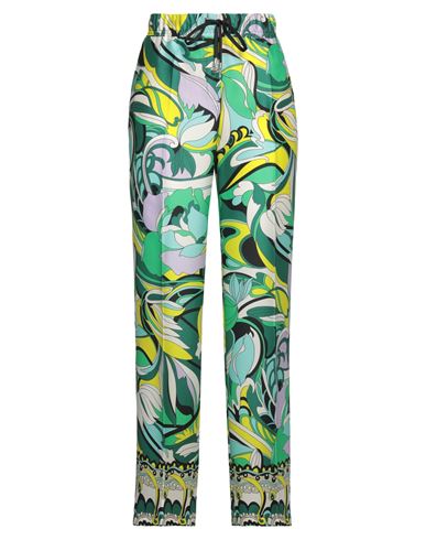 Cambio Woman Pants Green Size 10 Polyester