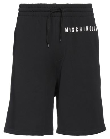 Shop Moschino Man Shorts & Bermuda Shorts Black Size 30 Cotton