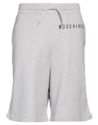 Shop Moschino Man Shorts & Bermuda Shorts Grey Size 32 Cotton