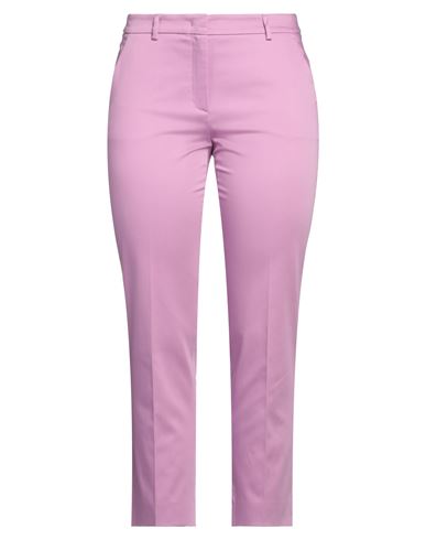 Shop Weekend Max Mara Woman Pants Mauve Size 10 Cotton, Elastane In Purple