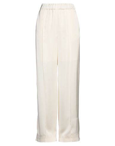 Jil Sander Woman Pants Ivory Size 4 Viscose In White