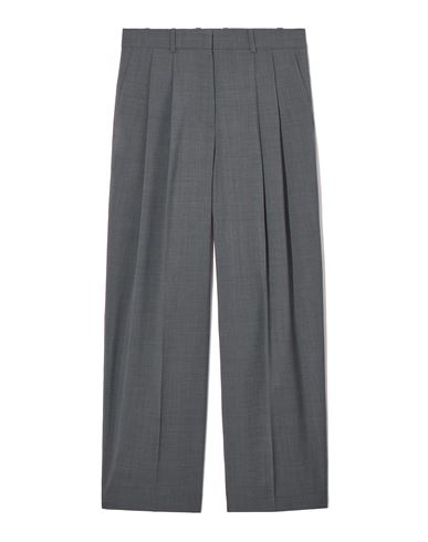 COS COS WOMAN PANTS GREY SIZE 12 WOOL