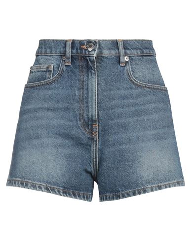Iro Woman Denim Shorts Blue Size 29 Cotton