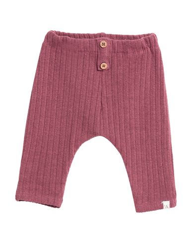 Lil' Atelier Babies'  Newborn Girl Leggings Pastel Pink Size 3 Organic Cotton, Viscose, Elastane