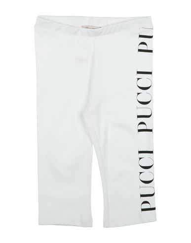 Shop Pucci Toddler Girl Leggings White Size 6 Cotton