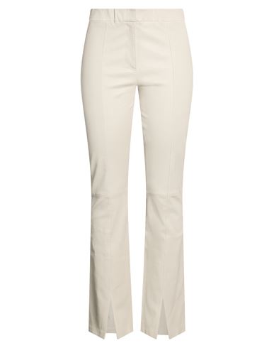 Arma Woman Pants Light Grey Size 8 Lambskin