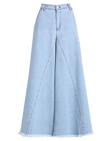 Federica Tosi Woman Denim Pants Blue Size 32 Cotton
