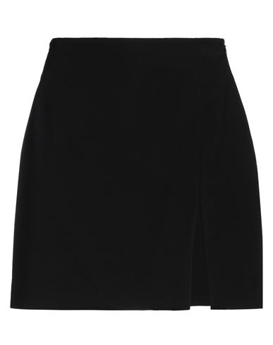 The Andamane Woman Mini Skirt Black Size 6 Viscose, Polyester