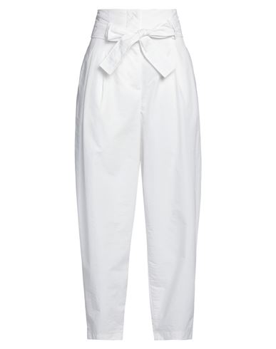 Erika Cavallini Woman Pants White Size 10 Polyamide