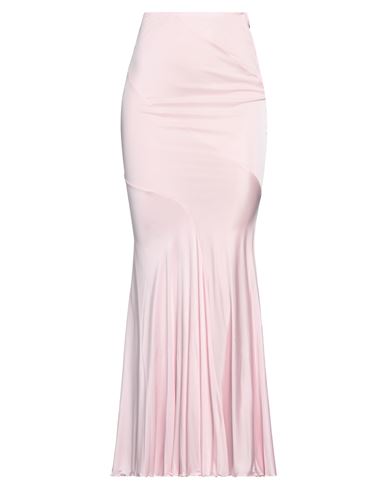 Shop Blumarine Woman Maxi Skirt Light Pink Size 2 Viscose