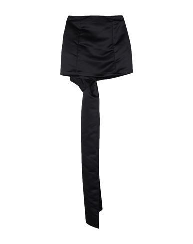 Tpn Woman Mini Skirt Black Size L Polyester