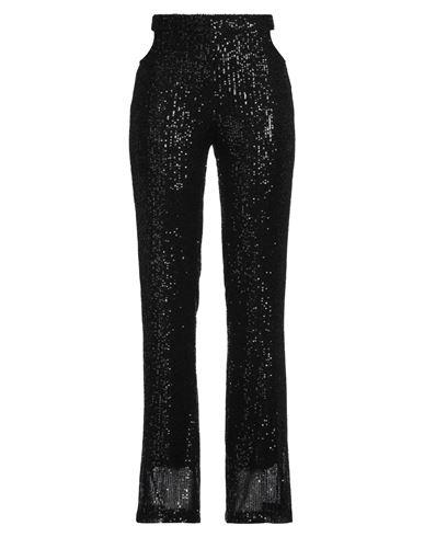 Tensione In Woman Pants Black Size M Polyester, Elastane