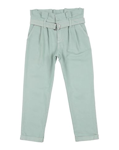 Shop Fracomina Mini Toddler Girl Pants Light Green Size 7 Cotton, Elastane