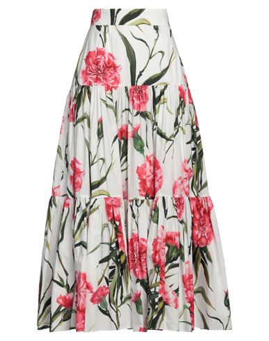 DOLCE&GABBANA Maxi-Rock Damen Weiß 30,32 Damen