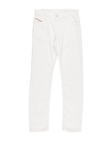 Shop Diesel Toddler Pants White Size 6 Cotton, Elastane