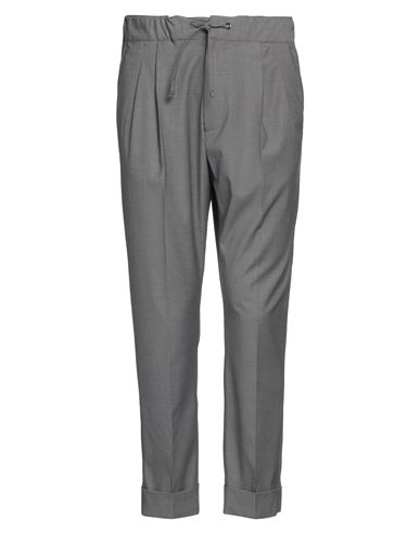 Messagerie Man Pants Grey Size 38 Wool, Polyester, Lycra