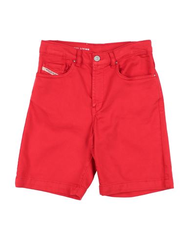 Diesel Toddler Boy Shorts & Bermuda Shorts Red Size 6 Cotton, Elastane In Red