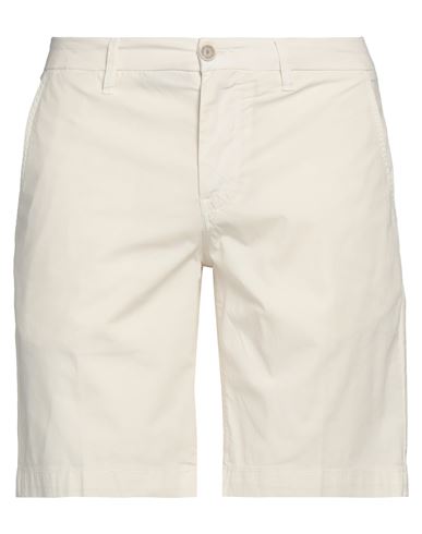 Re-hash Re_hash Man Shorts & Bermuda Shorts Ivory Size 31 Cotton, Polyester, Elastane In White