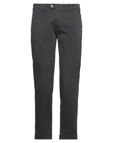 Shop Fiftieth Man Pants Lead Size 30 Cotton, Elastane In Grey