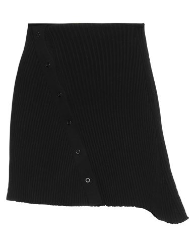 Courrèges Courreges Woman Mini Skirt Black Size M Viscose, Polyester