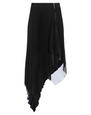 Givenchy Woman Midi Skirt Black Size 10 Polyester, Acetate, Silk