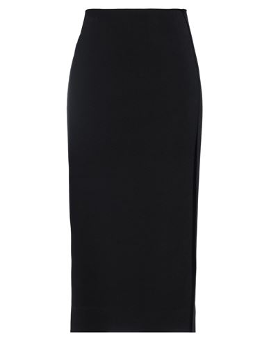 Shop Jil Sander Woman Maxi Skirt Black Size 6 Viscose, Polyester