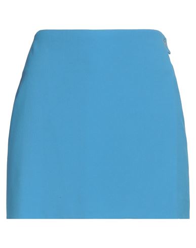 Nanushka Woman Shorts & Bermuda Shorts Azure Size M Recycled Polyester, Ecovero Viscose, Elastane In Blue