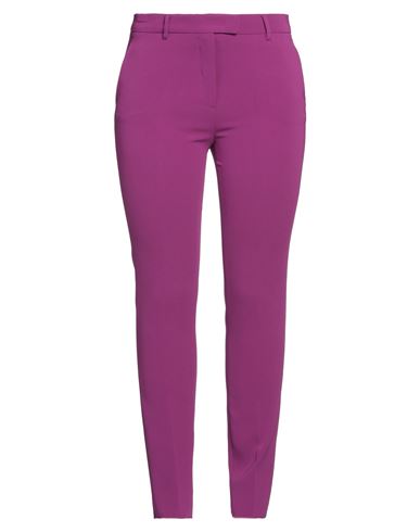 Max Mara Studio Woman Pants Mauve Size 14 Triacetate, Polyester In Purple