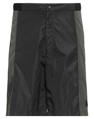 Shop Moncler Man Shorts & Bermuda Shorts Black Size 36 Polyamide