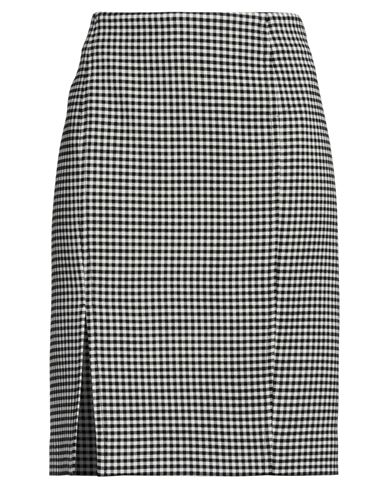 Marni Woman Mini Skirt Black Size 8 Virgin Wool, Elastane, Polyamide