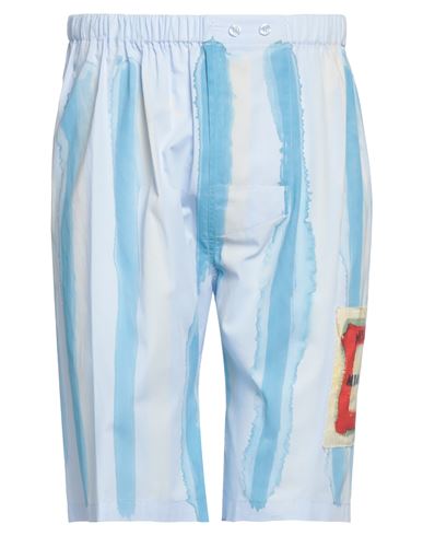 Marni Man Shorts & Bermuda Shorts Sky Blue Size 34 Cotton