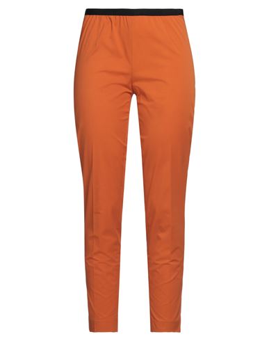 Ql2  Quelledue Ql2 Quelledue Woman Pants Orange Size 8 Cotton, Elastane