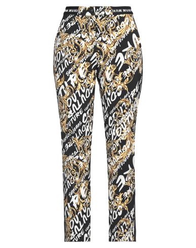 Versace Jeans Couture Woman Pants Black Size 6 Polyester, Elastane
